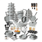Complete 130 Piece Cooking & Kitchenware Set Premium